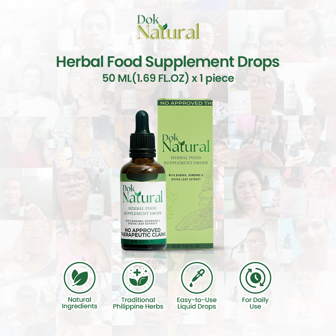 DOK NATURAL Herbal Food Supplement Drops - 1 Bottle