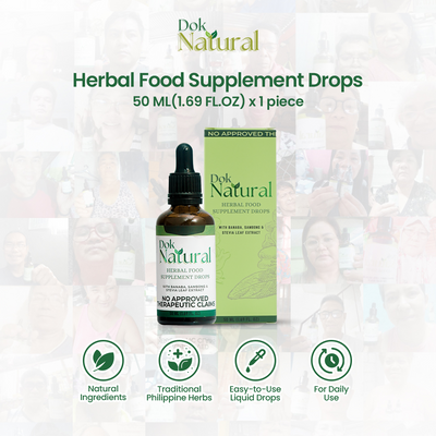 DOK NATURAL Herbal Food Supplement Drops - 1 Bottle