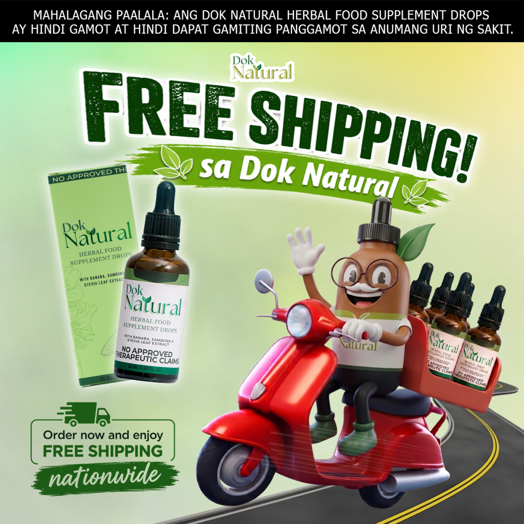 DOK NATURAL Free Shipping Nationwide - Herbal Drops with Banaba, Sambong, Stevia